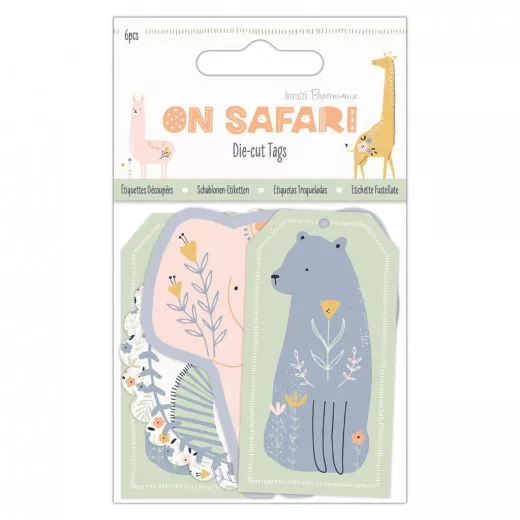 Papermania Die-cut Tags - On Safari